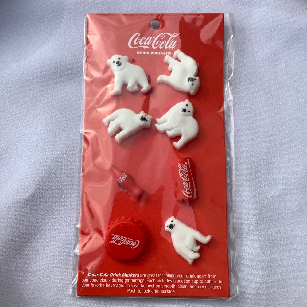 Coco Cola Coke Polar Bear Suction Cups Windows Plastic Or Slippery Walls